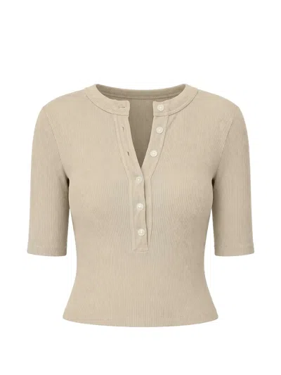 Citizen Of Humanity Nali Short-sleeved T-shirt In Neutral
