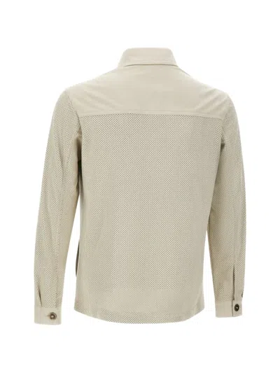 Bob Morgan Overshirt In Neutral