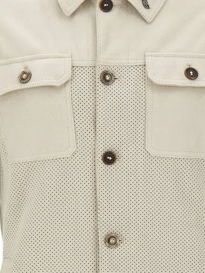 Bob Morgan Overshirt In Neutral