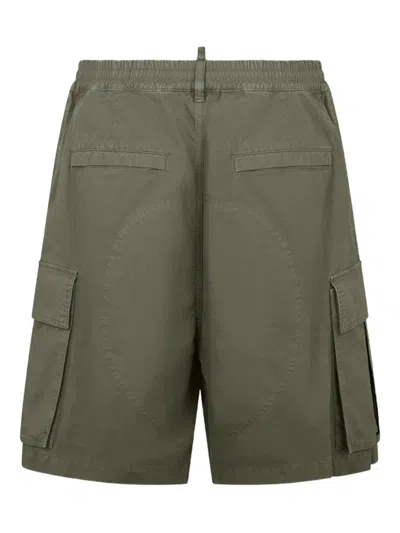 Dsquared2 Multiple-pocket Cargo Shorts In Gray