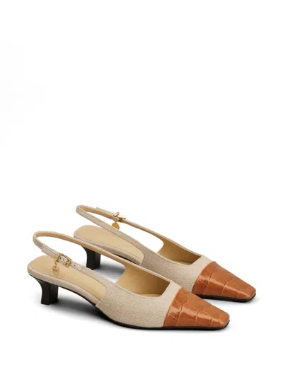 Tod's Crocodile-effect Strap Pumps In Multi