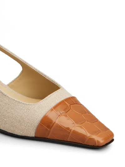 Tod's Crocodile-effect Strap Pumps In Multi