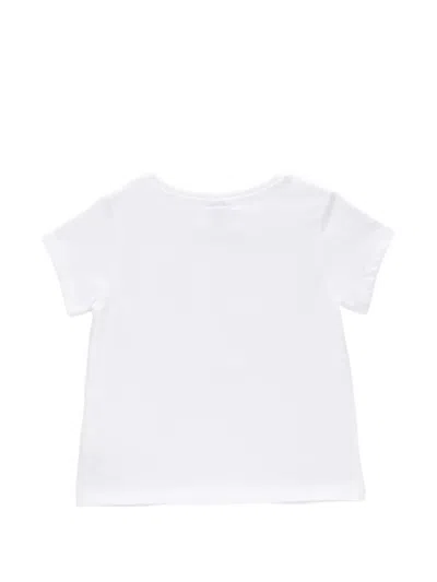 Knot T-shirt Mit Candy-print In White
