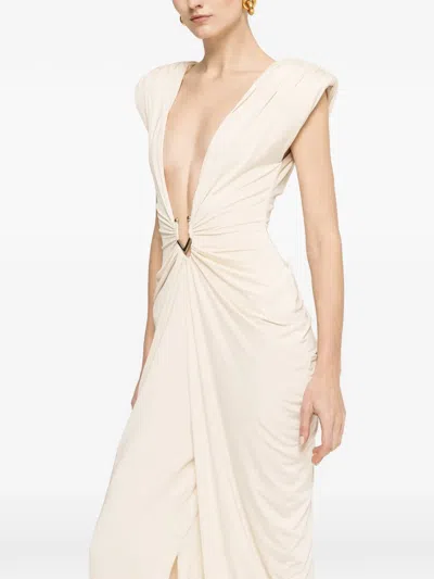 Nissa Ruched Jumpsuit In Multi