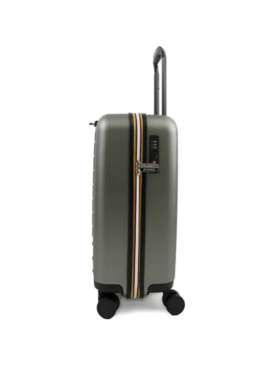 K-way Logo Suitcase In Gray