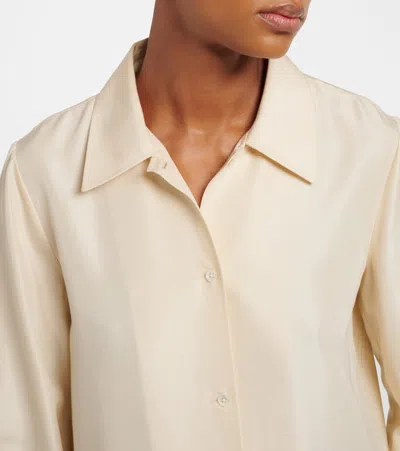 The Row Silk Shirt In Multi