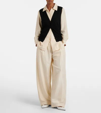 The Row Silk Shirt In Multi