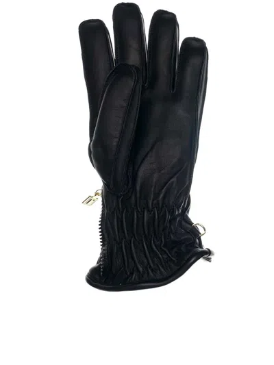Restelli Zip Gloves In Pattern