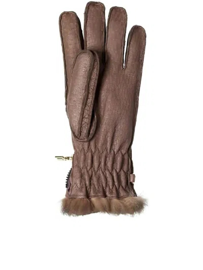 Restelli Gloves In Orange