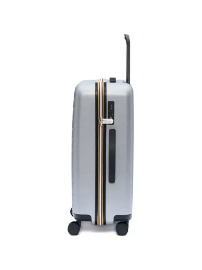 K-way Logo Suitcase In Gray