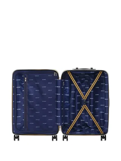 K-way Logo Suitcase In Gray