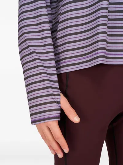 Unna Striped-pattern Long-sleeved T-shirt In Multi