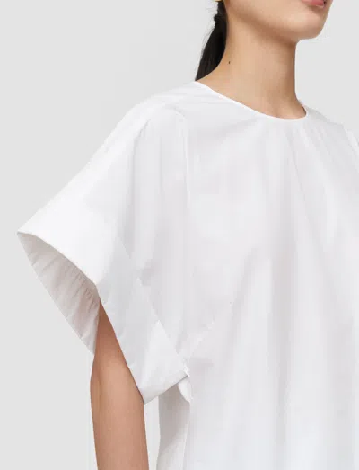 Joseph Fassia Cotton Poplin Blouse In White