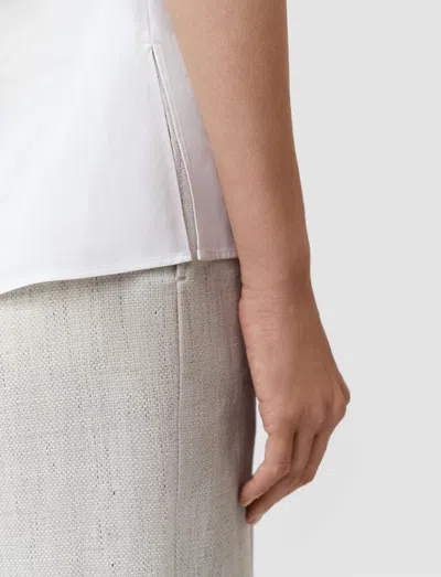 Joseph Fassia Cotton Poplin Blouse In White