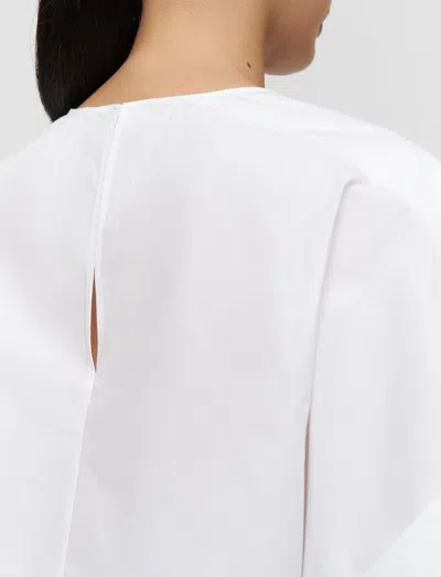 Joseph Fassia Cotton Poplin Blouse In White