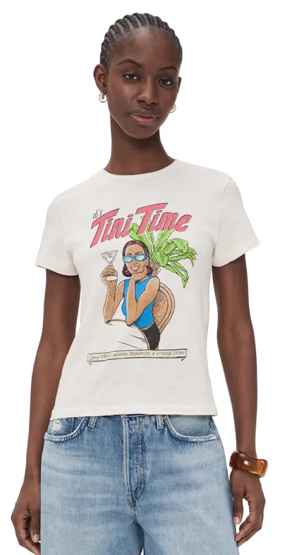 Re/done Classic Tee Tini Time In Multi
