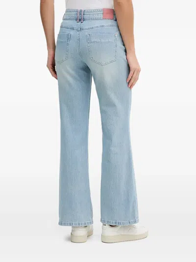 Mos Mosh Buttoned Denim Jeans In Blue