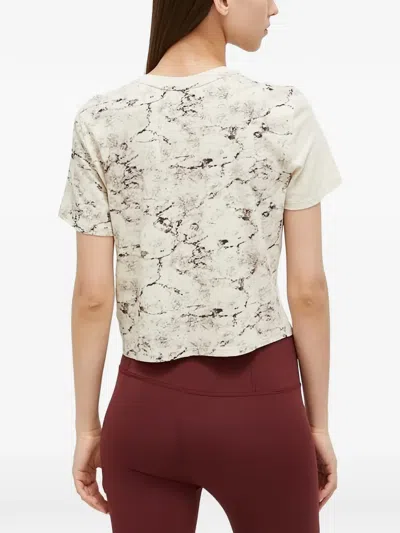Salewa Pattern Short-sleeve T-shirt In White