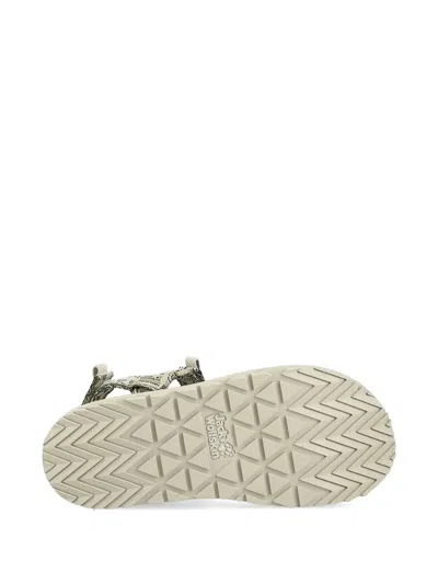 Jack Wolfskin Patterned Strap Sandals In Neutral
