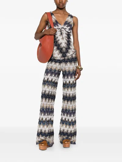 Missoni Zig Zag-pattern Trousers In Multi