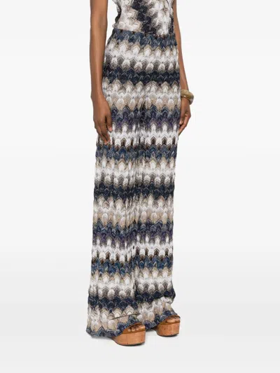 Missoni Zig Zag-pattern Trousers In Multi