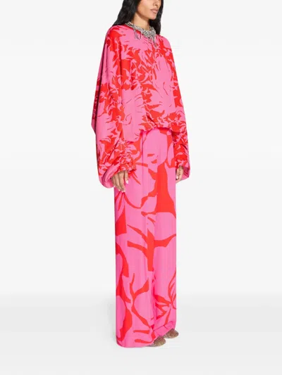 Dries Van Noten 플로럴 테일러드 팬츠 In Multi