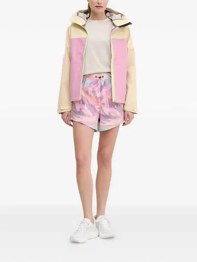 Picture 컬러 블록 후드 재킷 In Multi