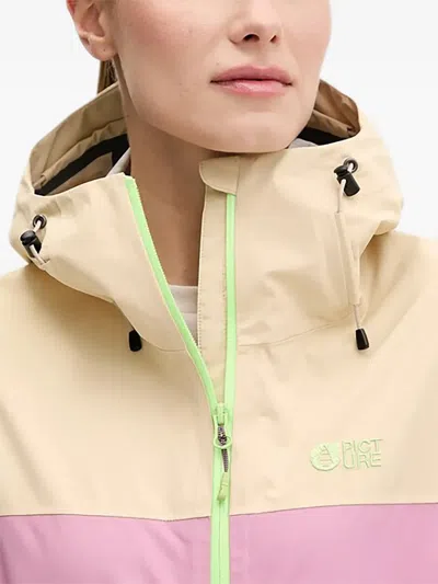 Picture 컬러 블록 후드 재킷 In Multi