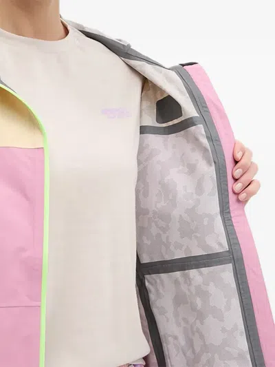 Picture 컬러 블록 후드 재킷 In Multi