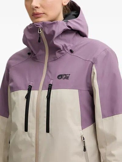 拼色连帽滑雪服