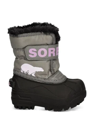 Sorel 스노우 커맨더 방수 부츠 In Black