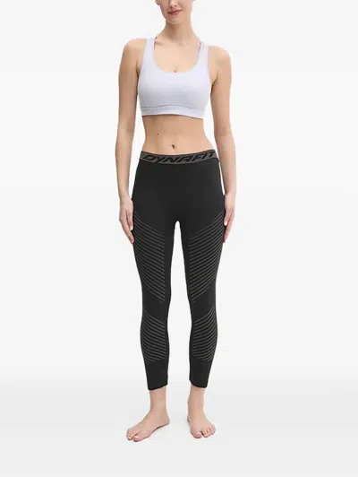 Dynafit 스트라이프 레깅스 In Black