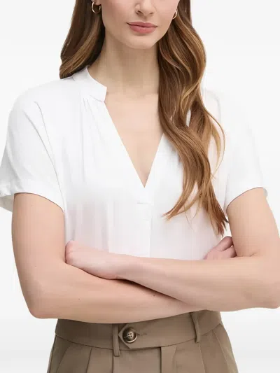 Mos Mosh 시라 블라우스 In White