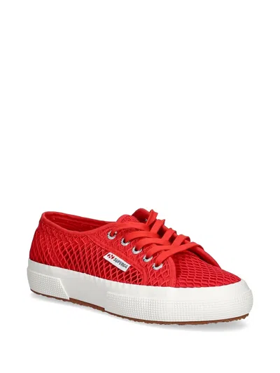 Superga 레이스업 스니커즈 In Red