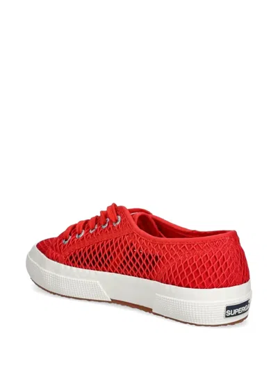 Superga 레이스업 스니커즈 In Red