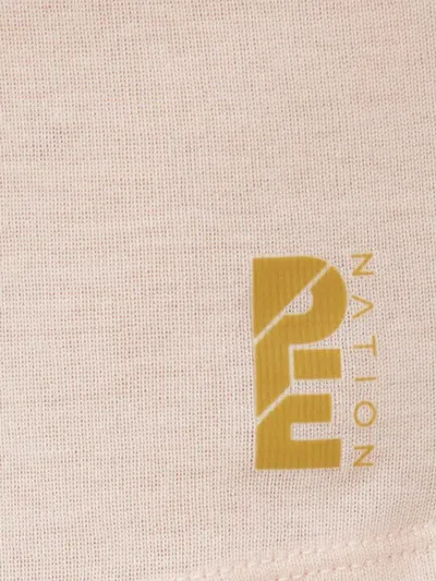 P.e Nation 로고 디테일 티셔츠 In Neutral