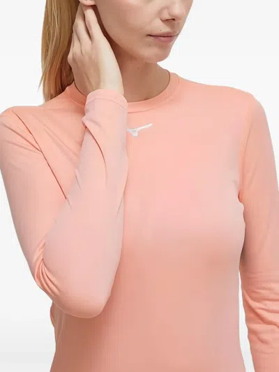 Mizuno 서멀 긴소매 티셔츠 In Pink