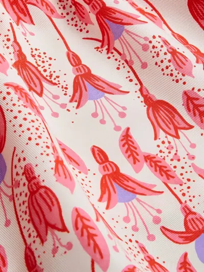 Mini Rodini 플로럴 프린트 퍼프 소매 셔츠 In Multi