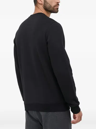 Reebok 로고 크루 넥 스웨트셔츠 In Black