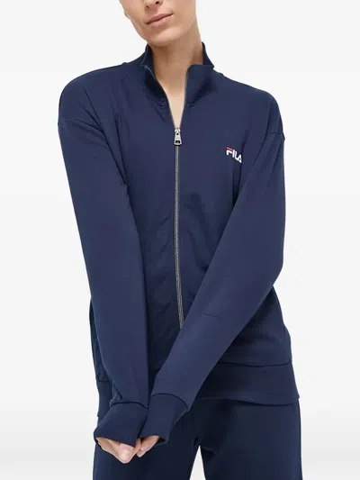 Fila 로고 자수 집업 트랙수트 In Blue