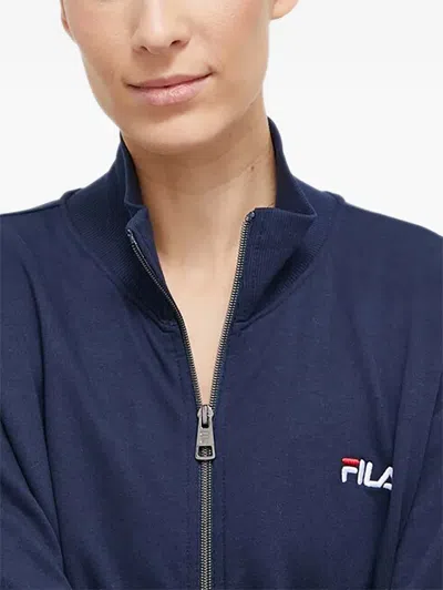 Fila 로고 자수 집업 트랙수트 In Blue