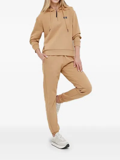 Fila 하프 지퍼 후디 In Brown