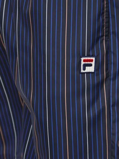 Fila 스트라이프 로고 쇼츠 In Orange