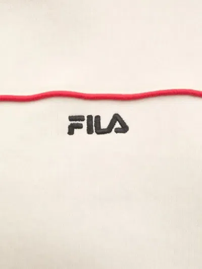Fila 로고 자수 드로스트링 후디 In Neutral
