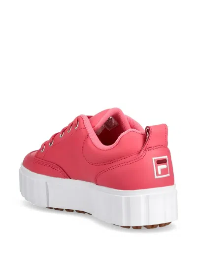 Fila 플랫폼 로고 디테일 스니커즈 In Pink