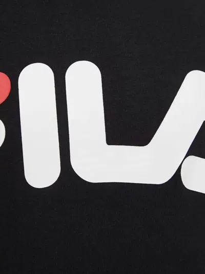 Fila 로고 긴소매 후디 In Black