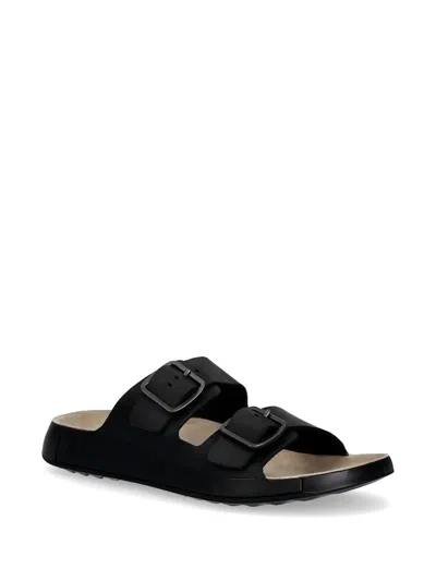 Ecco 버클 디테일 샌들 In Black