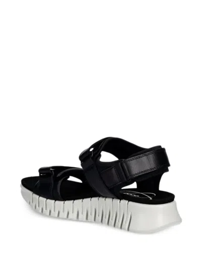 Ecco 스트랩 샌들 In Black