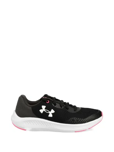 Under Armour 로고 디테일 스니커즈 In Black