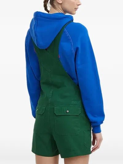 正面口袋连体短裤